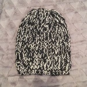 Aeropostale Navy and White Beanie